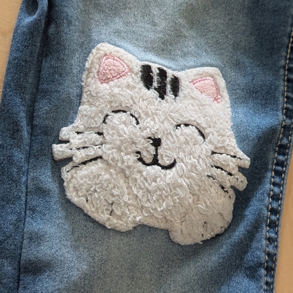 Custom jeggings size 10-12 patches embroidery - Picture 8 of 8